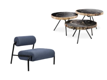 Tafels, stoelen en cocktailzetels